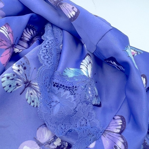 INC INTERNATIONAL CONCEPTS
Lace-Trim Butterfly Wrap Robe, XSmall - Picture 4 of 5